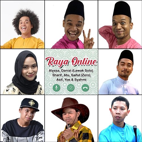 Raya Online Alyssa, Danial, Sharif, Atu, Saiful, Asif, Yoe & Syahmi