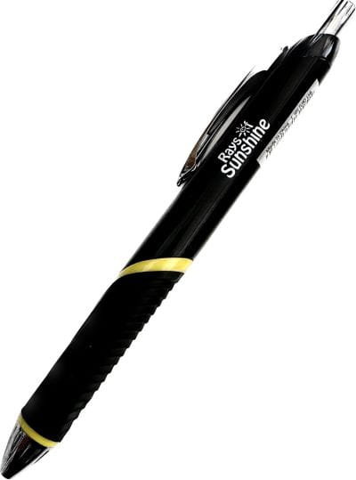 Rays Sunshine- Długopis czarny z żółtymi elementami Inna marka