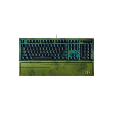 Razer BlackWidow V3 HALO Infinite Edition Mechanical Gaming Keyboard, RGB LED light, US, Wired, Green Switch Razer