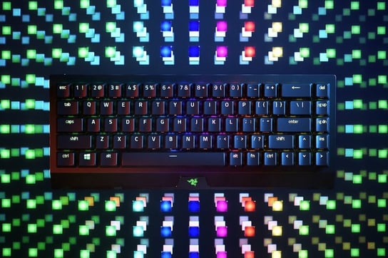 Razer BlackWidow V3 Mini HyperSpeed Mechanical Gaming Keyboard, RGB LED light, Nordic, Wireless, Black, Yellow Switch Razer