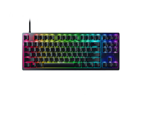 Razer Huntsman V2 Optical Gaming Keyboard, Clicky Purple Switch, Russian Layout, Wired, Black Razer