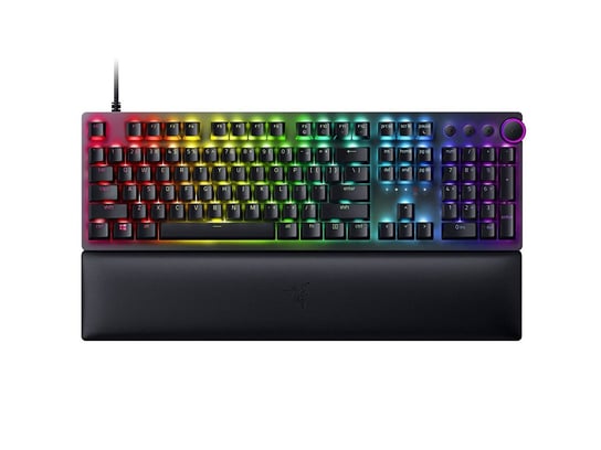 Razer Huntsman V2 Optical Gaming Keyboard RGB LED light, Nordic layout, Wired, Black, Clicky Purple Switch, Numeric keypad Razer