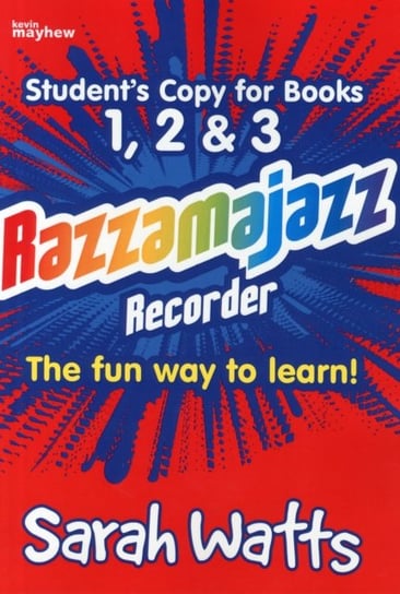 Razzamajazz Recorder Books 1,2,3 Watts Sarah