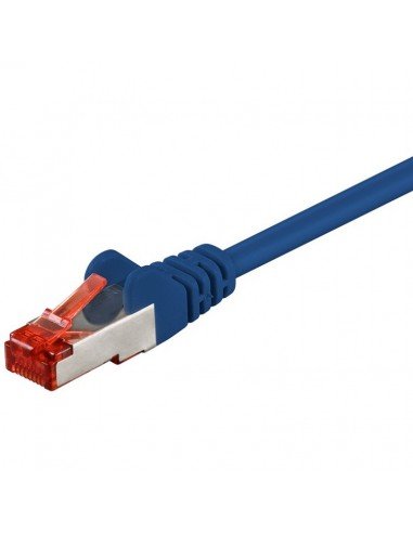 RB-LAN Patchcord S/FTP (PiMF) LSZH niebieski Cat.6, 0.15m RB-LAN