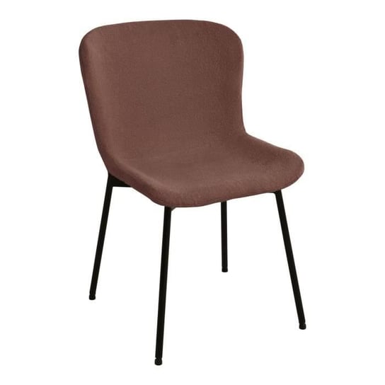 Rdzawe krzesło do jadalni z pętelkowego poliestru - House Nordic Maceda - Współczesny - Design Inna marka