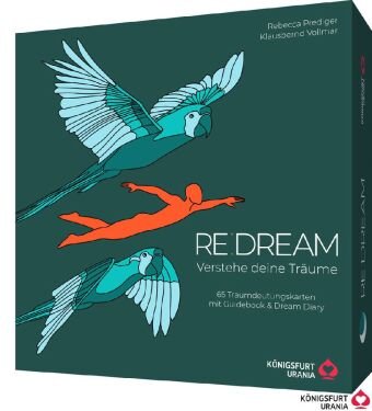 RE:DREAM: Verstehe deine Träume - 65 Traumdeutungskarten mit Guidebook & Dream Diary, m. 2 Buch, m. 65 Beilage, 3 Teile Königsfurt Urania