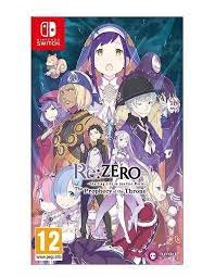 Re ZERO The Prophecy of the Throne SWITCH Inny producent