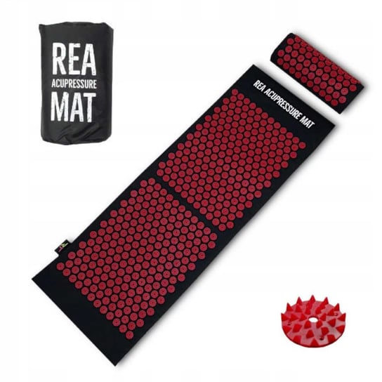 Rea Tape, Mata do akupresury z poduszką, 128x42cm, czerwona Rea Tape