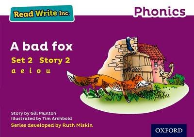Read Write Inc. Phonics: A Bad Fox (Purple Set 2 Storybook 2) Gill Munton