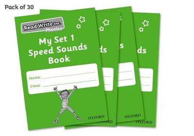 Read Write Inc. Phonics: My Set 1 Speed Sounds Book (Pack of 30) Miskin Ruth