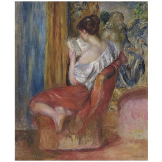 Reading Woman - Pierre Auguste Renoir 80x100 Legendarte