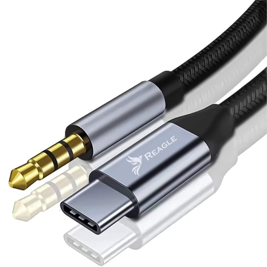 Reagle Kabel Adapter Audio USB-C Mini Jack 3,5 AUX 1,5m Reagle