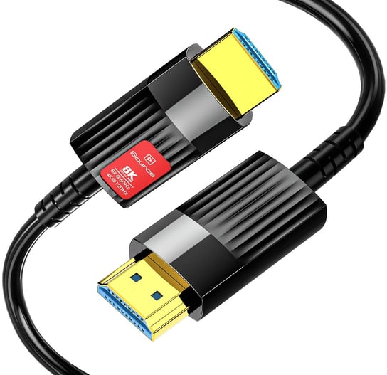 REAGLE Kabel HDMI 2.1 Optyczny 48Gbps AOC 8K 60HZ 4K 120HZ HDR Przewód 15M Reagle