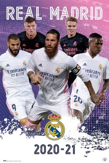 Real Madrid 20/21 Zawodnicy - plakat 61x91,5 cm Real Madrid