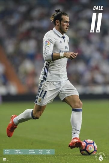 Real Madrid 2016/2017 Gareth Bale - plakat 61x91,5  cm Real Madrid