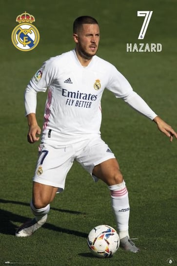 Real Madrid Hazard - plakat 61x91,5 cm Real Madrid