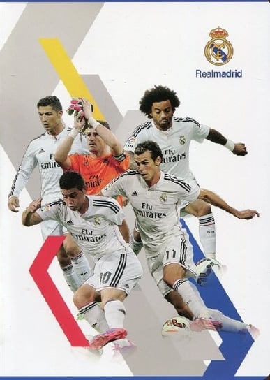 Real Madrid, Zeszyt A5, 16 kartek, kratka Astra