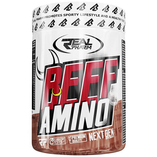 Real Pharm Beef Amino Suplement diety, 500Tabs Real Pharm