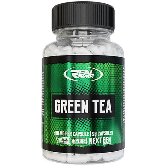 Real Pharm Green Tea 500Mg Suplementy diety, 90 kaps. Real Pharm