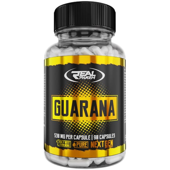 Real Pharm Guarana 530Mg Suplementy diety, 90 kaps. Real Pharm