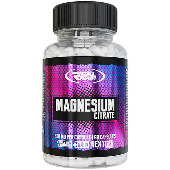 Real Pharm Magnesium Citrate 830Mg Suplementy diety, 90 kaps. Real Pharm