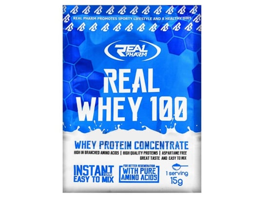 REAL PHARM, Real Whey, 15 g Real Pharm