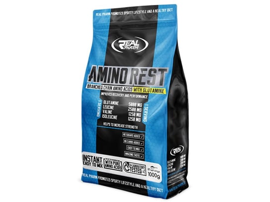 Real Pharm, Suplement aminokwasowy, Amino Rest, cytrynowy, 1000 g Real Pharm