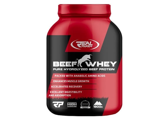 Real Pharm, Suplement diety, Beef Whey, 1800 g Real Pharm