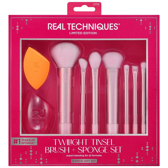 Real Techniques, Zestaw kosmetyków do makijażu Twilight Tinsel, 9 szt. Real Techniques
