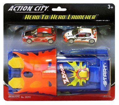 Realtoy, Action City, Wyrzutnia samochodowa, zestaw Realtoy