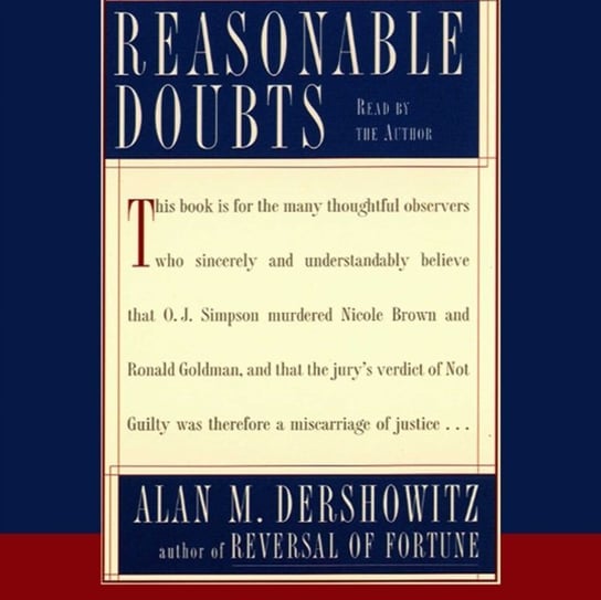 Reasonable Doubts Dershowitz Alan M.
