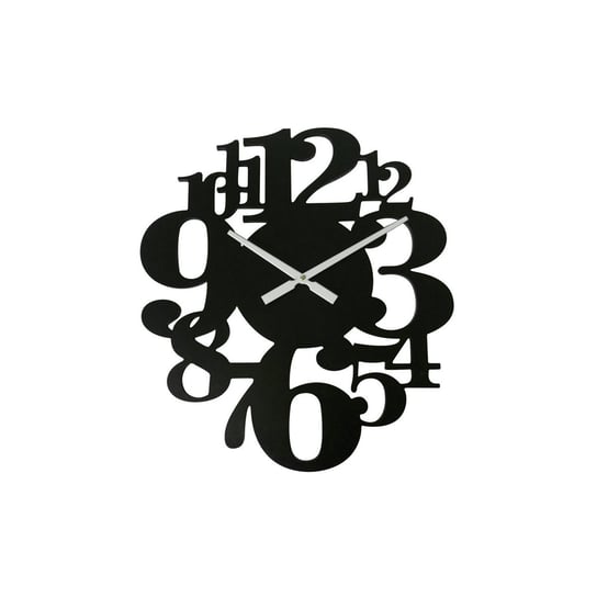 Rebecca Mobili Zegar ścienny, zegary dekoracyjne, biały czarny, Mdf, okrągłe, salon kuchnia 45 cm inna (Inny)
