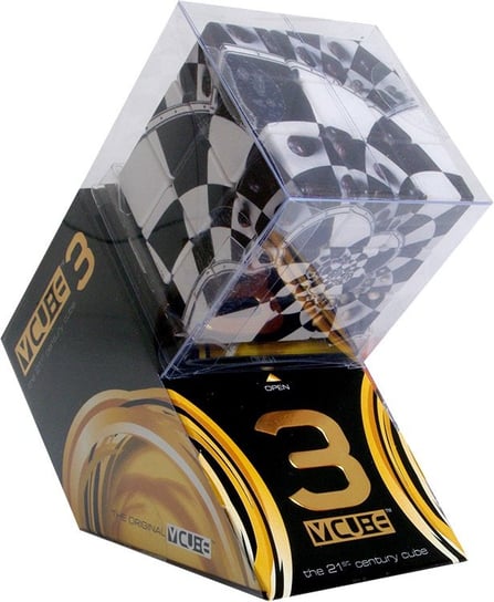 Rebel, gra logiczna Kostka V-Cube 3 Chessboard Illusion Rebel