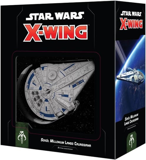 Rebel, gra strategiczna Star Wars: X-Wing - Sokół Millenium Lando Calrissiana (druga edycja) Rebel