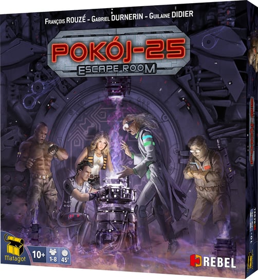 Rebel, gra towarzyska Pokój 25: Escape Room, 2 rozszerzenie do gry Rebel