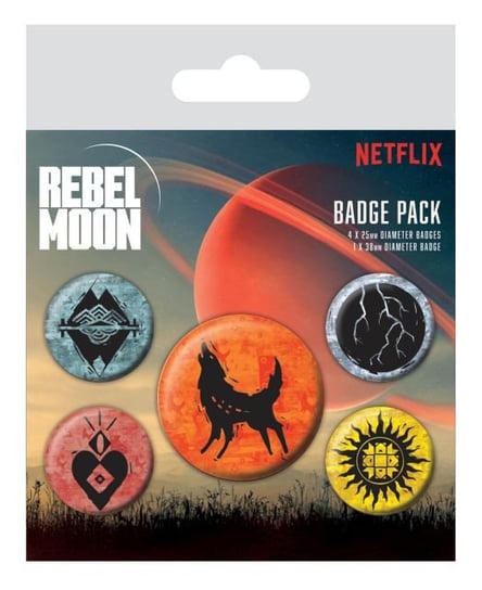 Rebel Moon Character Icons - przypinki Inna marka