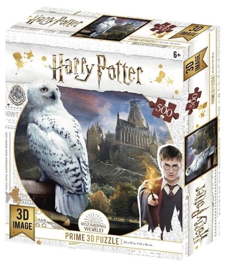 Rebel, puzzle, magiczne, Harry Potter, Hedwiga, 500 el. Rebel