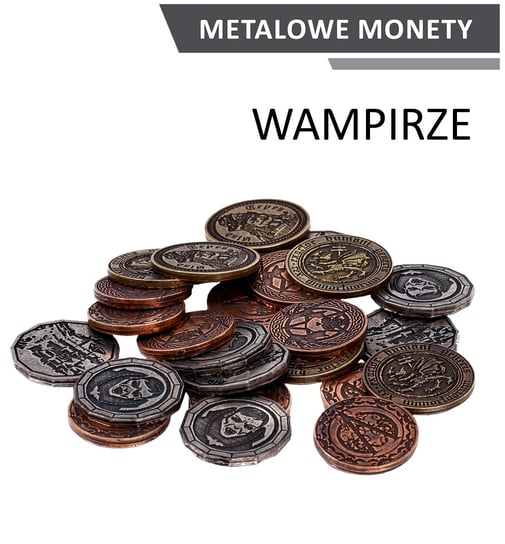 Rebel, zestaw metalowych monet Wampirze Rebel