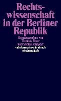 Rechtswissenschaft in der Berliner Republik Suhrkamp Verlag Ag, Suhrkamp