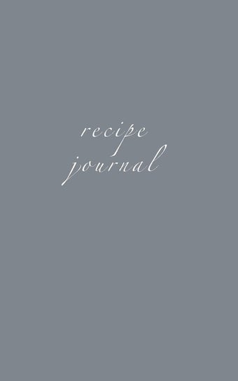 Recipe Journal Softcover Nutrific