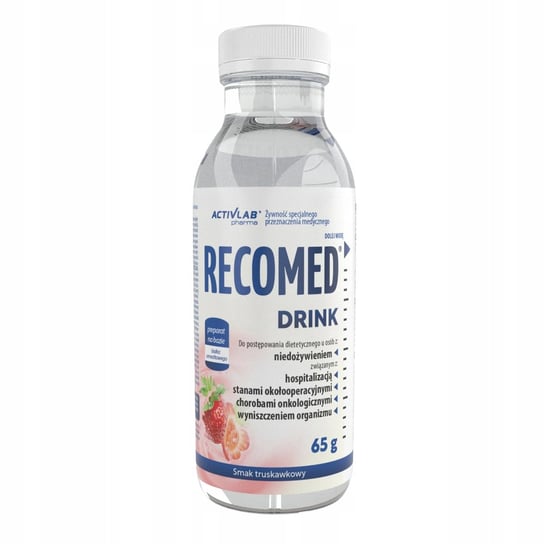Recomed drink butelka, truskawka żywienie medyczne, 65g Activlab