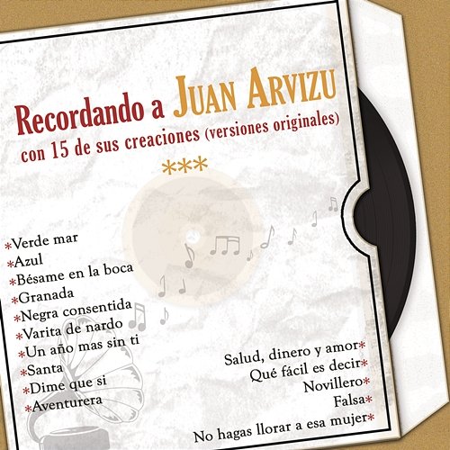 Recordando a Juan Arvizu Con 15 de Sus Creaciones (Versiones Originales) Juan Arvizu