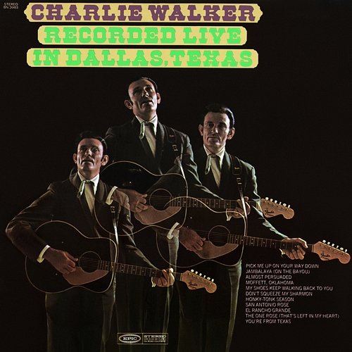 Recorded Live In Dallas, Texas Charlie Walker