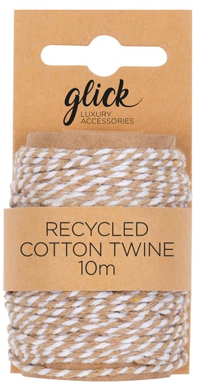 Recycled Cotton Twine, sznurek bawełniany, złoty, 10 m Empik
