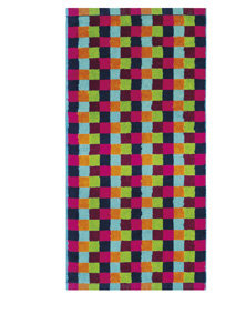 Ręcznik 30x50 cm LIFESTYLE Cube Multicolor Dunkel Cawo Frottier