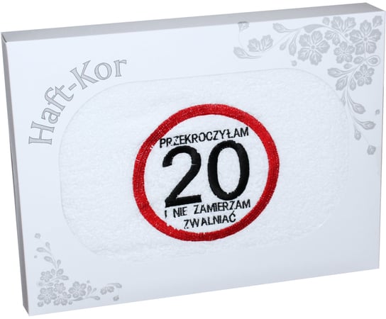 Ręcznik 70X140 Z Haftem Na Prezent 20 Urodziny J&W