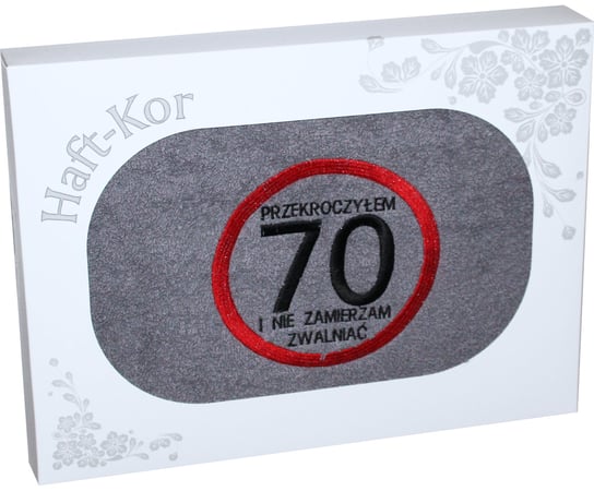 Ręcznik 70X140 Z Haftem Na Prezent 70 Urodziny J&W