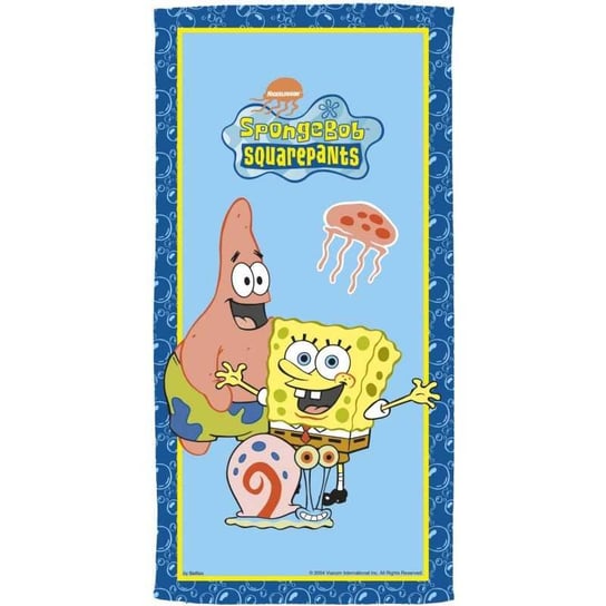 Ręcznik 76X152Cm Bawełna  Spongebob Nickelodeon