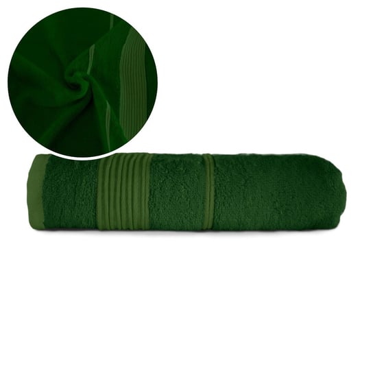 Ręcznik BAMBOO 70x140 antybakteryjny włókno bambusowe zielony beddfy