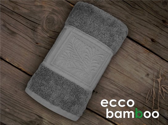 Ręcznik bambusowy GRENO Ecco Bamboo, 50x90 cm, popielaty Greno